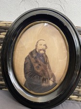 Antica Foto Cartonata Con Cornice Coeva