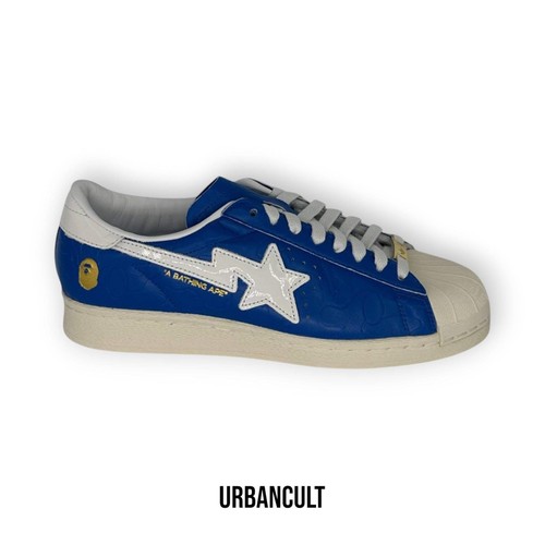 Adidas bape superstar blue - x,