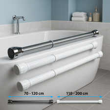 ASTA PER TENDA DA DOCCIA SENZA