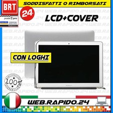 DISPLAY LCD+COVER ORIGINALE PER APPLE MACBOOK AIR 13" A1466 EMC3178  2013 - 2017