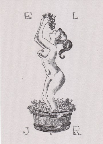 Libris bookplate erotico - bookplate,