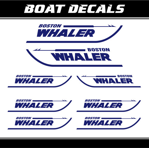 Adesivo boston whaler barca - adesivo,
