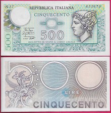 ITALIA 500 LIRE 1974 UNC