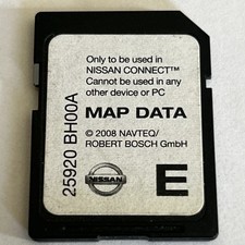Scheda SD navigatore satellitare originale NISSAN CONNECT 25920 BH00A NAVTEQ 2008