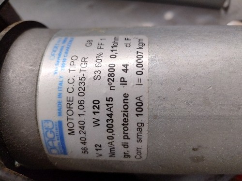 Motore elettrico 12v 120w - elettrico,