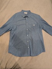 Camicia Chambray Celine Homme blu taglia 43