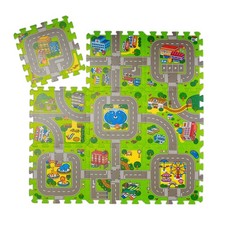 Relaxdays tappeto puzzle - tappeto,