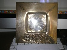 piatto d'epoca argento 800 lavorato a mano