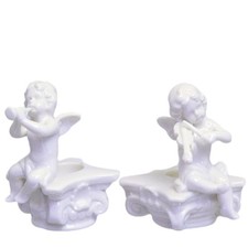 Coppia di candelieri natalizi