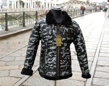Giubbotto pelle bomber montone