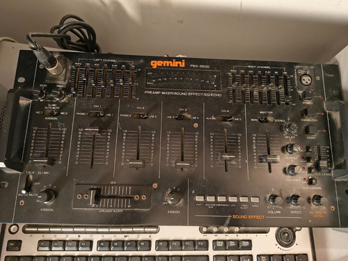 Mixer gemini pmx 3500 - dj,
