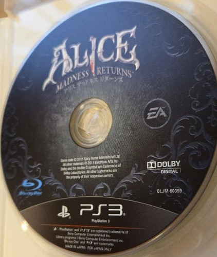Alice madness returns ps3 - madness,
