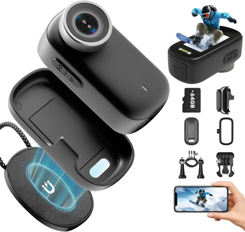 Action cam wifi mini - 4k, wifi,