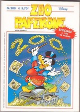 zio paperone prima 1 serie numero 200 speciale  raro