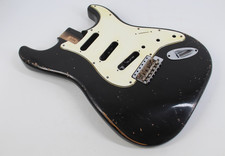 Mjt Ufficiale Custom Vintage Età Nitro Chitarra Corpo Mark Jenny VTS Nero 1Piece