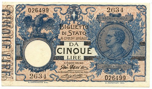 Lire biglietto stato - 5,