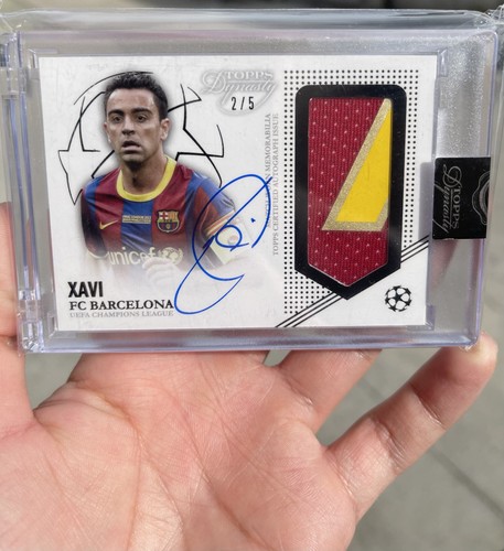 Toppa topps dynasty ucl xavi - dynasty,