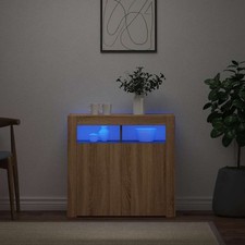 Credenza con Luci LED Rovere