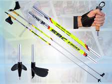 Bastone da sci di fondo leggerissimo 40% carbonio SPORTLYNX X-RIDER bastoncini da pattinaggio skate