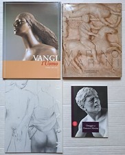 SCULTURA Marino Marini Giuliano Vangi Messina Giacomo Manzù marmo bronzo 4 vol.
