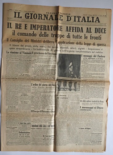 Giugno 1940 giornale - 12,