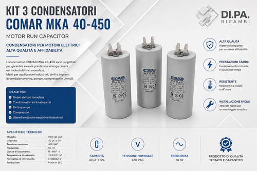 Condensatori comar mka - ,