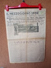 Divisione Nazionale 1928-1929 (SERIE A ) -NAPOLI - Bologna 0-4 -GIORNALE 1929