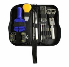 SET KIT RIPARAZIONE MANUTENZIONE RIPARA OROLOGI APRICASSE MAGLIE BORSELLO 13PZ 