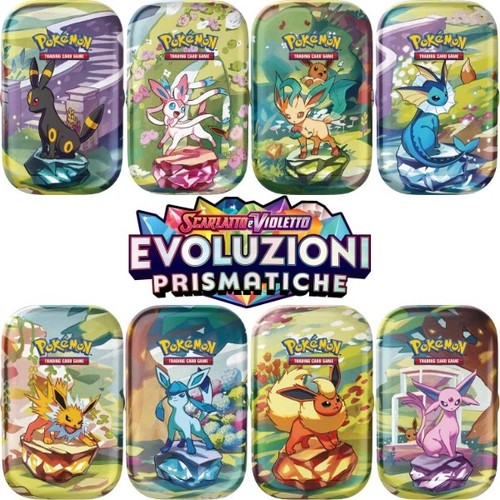 Pokemon mini tin evoluzioni - mini,