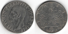 REGNO D'ITALIA - 1 Lira - 1939