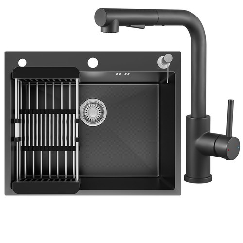 Cecipa 60x49 lavello nero - cm,