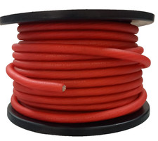 Cavo di Alimentazione Flessibile per Amplificatori 4AWG 21mm² Rosso o Nero