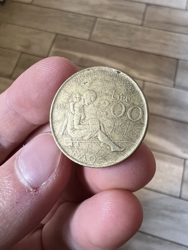 Moneta lire 200 fao - moneta,