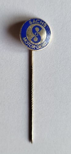 Vintage enamel sachs motor - enamel,