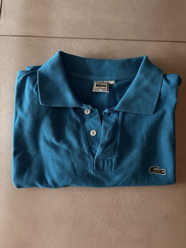 Lacoste polo uomo blu - m, piqué