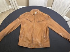 Giacca di pelle Brema marrone chiaro