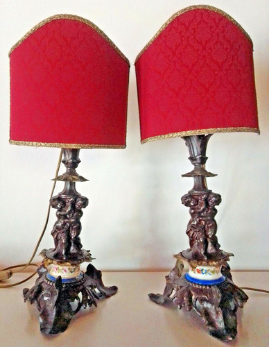 Coppia elaborate lampade - coppia,