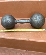 Antico Peso Manubrio 10 Kg Anni 30 Da Palestra 