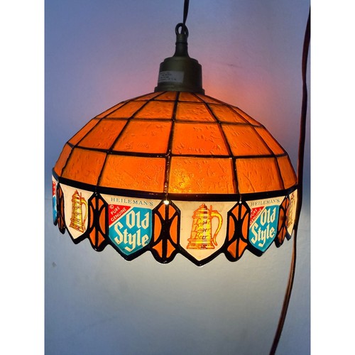 Lampada swag birra vintage - lampada,