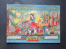 NEL REGNO DI TOPOLINO 66 ORIGINALE BIANCANEVE E I SETTE NANI MONDADORI 1938 !