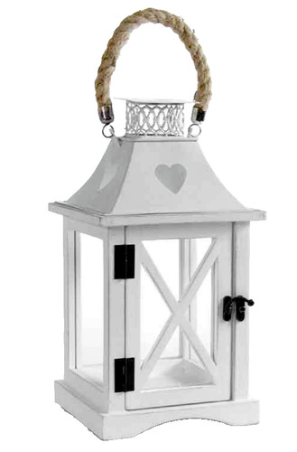 Lanterna bianca tea light - lanterna,