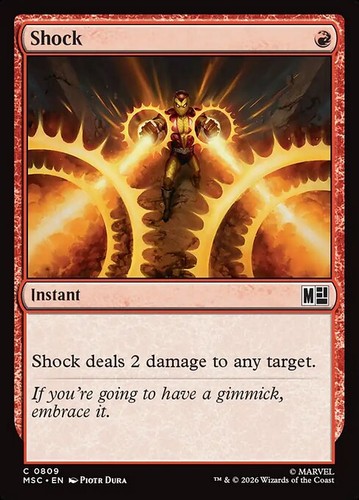 Mtg shock 809 foil exc - 809,