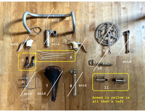 Bici strada vintage 1972 - da,