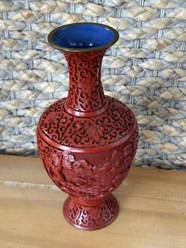 Vaso vintage cinese - , intagliato