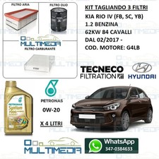 KIT TAGLIANDO 3 FILTRI OLIO