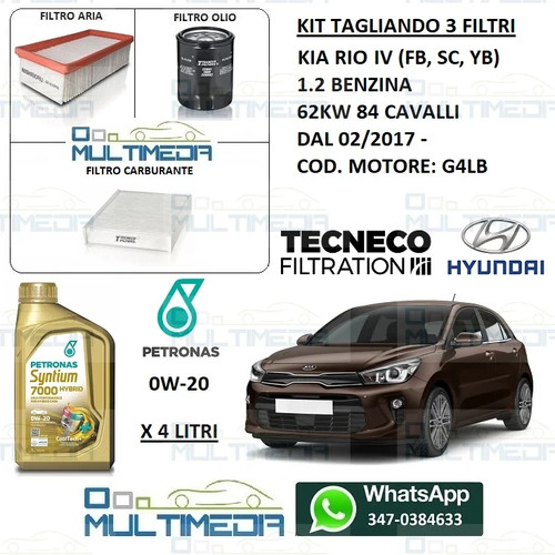 Kit tagliando filtri olio - kit,