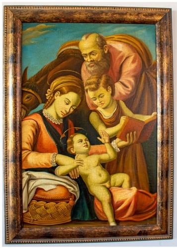 Dipinto sacra famiglia - "sacra, con