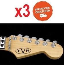 Set 3 DECAL DECALCOMANIA SCIVOLO ACQUA ADESIVO Fender EVH VAN HALEN SIGNATURE 