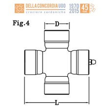 CROCIERA CARDANICA 27 x 65,30