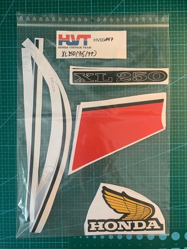 Honda 250 rouge stickers - xl,